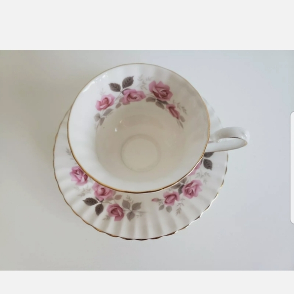 Grosvenor Bone China,  silver rose,made in england - Picture 4 of 5